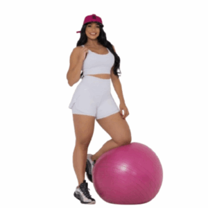 Conjunto Fitness Premium: Shorts Duplo + Top em Poliamida | Conforto, Estilo e Alta Performance
