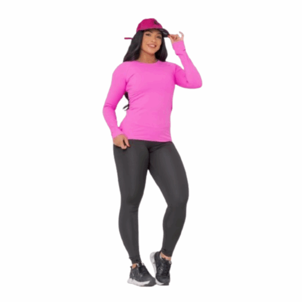 Camiseta Manga Longa Proteção UV em Poliamida – Qualidade, Estilo e Conforto em Cada Detalhe - Imagem 3