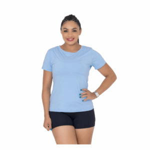 Camiseta Fitness Feminina com Secagem Rápida e Tecido de Alta Performance