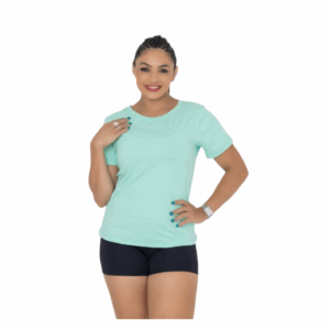Camiseta Fitness Feminina com Secagem Rápida e Tecido de Alta Performance
