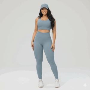Conjunto Fitness Legging e Top em Poliamida
